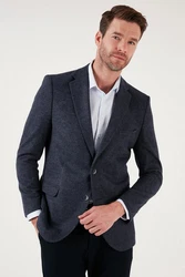 Buratti Jackett Slim Fit Hellblau/Dunkelblau/Grau/Blau