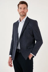 Buratti Jackett Slim Fit Hellblau/Dunkelblau/Grau/Blau