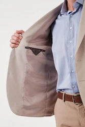 Buratti Jackett Slim Fit Khaki/Beige/Braun