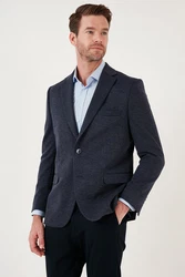 Buratti Jackett Slim Fit Hellblau/Dunkelblau