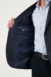 Buratti Jackett Slim Fit Hellblau/Dunkelblau