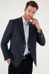 Buratti Jackett Slim Fit Hellblau/Dunkelblau