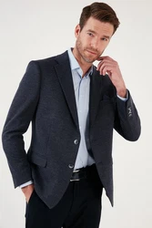 Buratti Jackett Slim Fit Hellblau/Dunkelblau