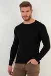 Buratti Longsweatshirt Slim Fit Schwarz