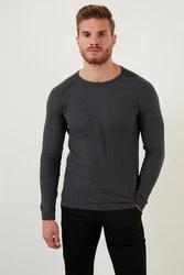 Buratti Longsweatshirt Slim Fit Dunkelgrau/Grau/Schwarz/Dunkelblau