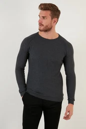 Longsweatshirt Slim Fit