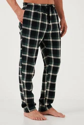 Buratti Schlafhose Regular Fit Weiß/Dunkelgrün/Grün/Schwarz