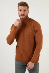 Buratti Longsweatshirt Regular Fit Orange/Braun