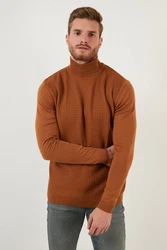 Buratti Longsweatshirt Regular Fit Orange/Braun