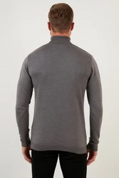 Buratti Longsweatshirt Regular Fit Dunkelgrau/Grau/Schwarz/Hellgrau