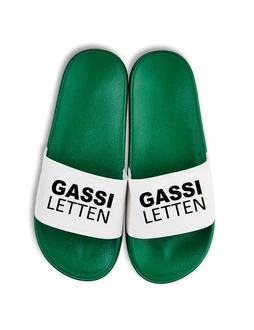 Youth Designz Badelatschen Gassi Letten Fun-Print Grün/Dunkelgrün Youth Designz Badelatschen Gassi Letten Fun-Print Grün/Dunkelgrün
