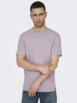 Only & Sons T-Shirt 'Max' Lila/Rosa