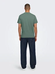 Only & Sons T-Shirt 'Max' Grün/Dunkelgrün/Hellgrün