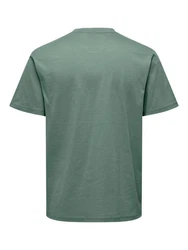 Only & Sons T-Shirt 'Max' Grün/Dunkelgrün/Hellgrün