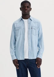 LEVI'S Hemd Barstow Western Standard Hellblau/Blau