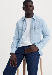 LEVI'S Hemd Barstow Western Standard Hellblau/Blau