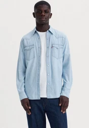 LEVI'S Hemd Barstow Western Standard Hellblau/Blau