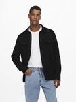 ONLY & SONS Langarmhemd New Kodyl ONSNEWKODYL OVERSHIRT SWEAT NOOS Schwarz