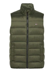 Tommy Jeans Steppweste TJM LT DOWN VEST EXT Dunkelgrün