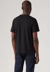 Levi's Henleyshirt mit Logo Stickerei Schwarz