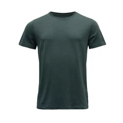 Devold T-Shirt EIKA Tee Dunkelgrün/Grün/Dunkelgrau