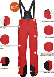 KILLTEC Skihose 'Enosh' dunkelorange