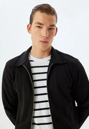Hemdjacke Regular Mit Reiverschlussdetail