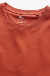 Next Essential T-Shirt mit Rundhalsausschnitt Orange/Rot