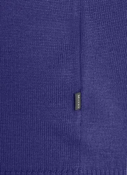 MAERZ Muenchen Wollpullover Blau/Lila/Dunkelblau