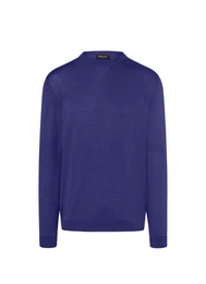 Strickfleece-Pullover Pullover Rundhals 1/1 Arm