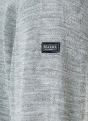 MAERZ Muenchen Wollpullover Grau/Hellgrau