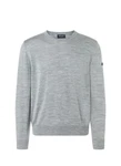 MAERZ Muenchen Wollpullover Grau/Hellgrau