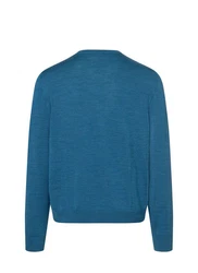 MAERZ Muenchen Wollpullover Hellblau/Blau/Türkis