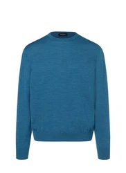 MAERZ Muenchen Wollpullover Hellblau/Blau/Türkis