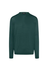 Strickfleece-Pullover Pullover Rundhals 1/1 Arm