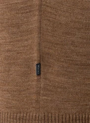 MAERZ Muenchen Wollpullover Braun/Khaki