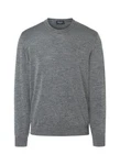 MAERZ Muenchen Wollpullover Dunkelgrau/Grau/Dunkelblau