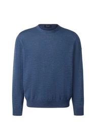 Strickfleece-Pullover Pullover Rundhals 1/1 Arm