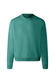 Strickfleece-Pullover Pullover Rundhals 1/1 Arm