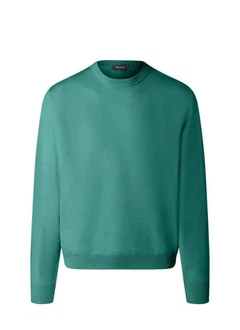 MAERZ Muenchen Wollpullover Grün/Türkis