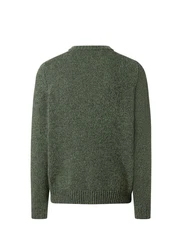 MAERZ Muenchen Pullover Rundhals Dunkelgrün/Grün