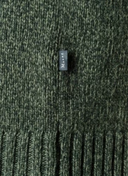 MAERZ Muenchen Pullover Rundhals Dunkelgrün/Grün