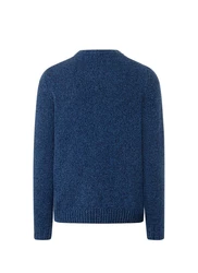 MAERZ Muenchen Pullover Rundhals Blau/Dunkelblau