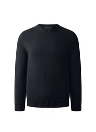 Strickfleece-Pullover Pullover Rundhals 1/1 Arm