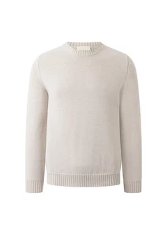 MAERZ Muenchen Strickfleece Pullover Rundhals