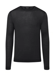 MAERZ Muenchen Strickpullover Schwarz/Dunkelgrau