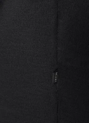 MAERZ Muenchen Strickpullover Schwarz/Dunkelgrau