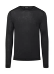 MAERZ Muenchen Strickpullover Schwarz/Dunkelgrau