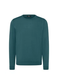 Strickfleece-Pullover Pullover Rundhals 1/1 Arm