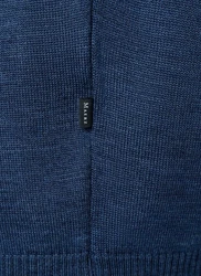 MAERZ Muenchen Rundhalspullover Blau/Türkis/Grün/Hellblau